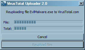 VirusTotal Uploader 2.0